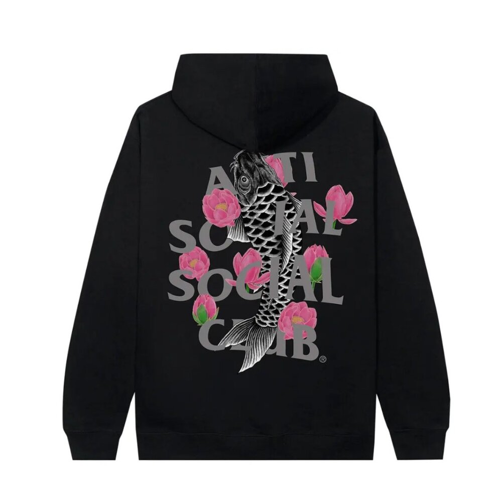 Anti Social Social Club Ornamental Hoodie 'Black'